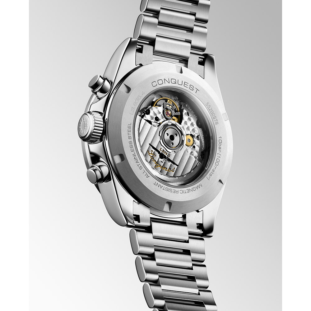 Conquest Chronograph back