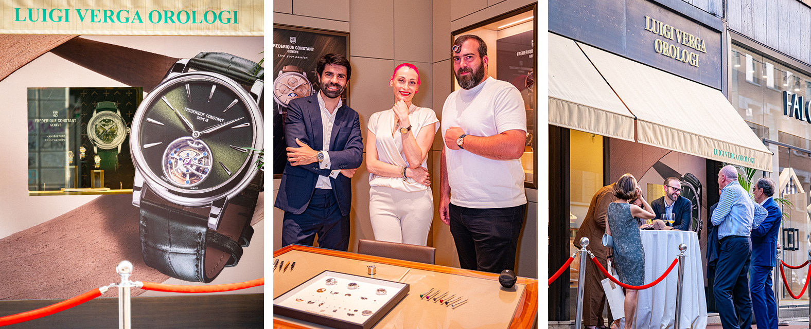 Frédérique Constant's new watches presented at Luigi Verga Orologi in Milan